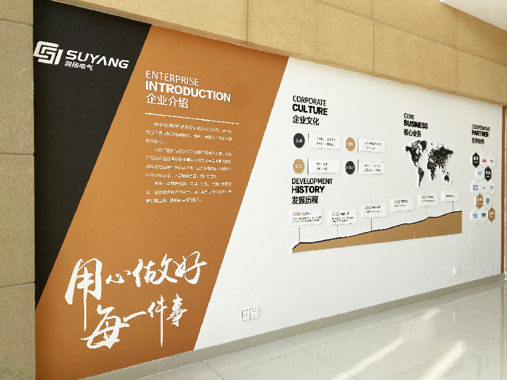 公司背景墻制作