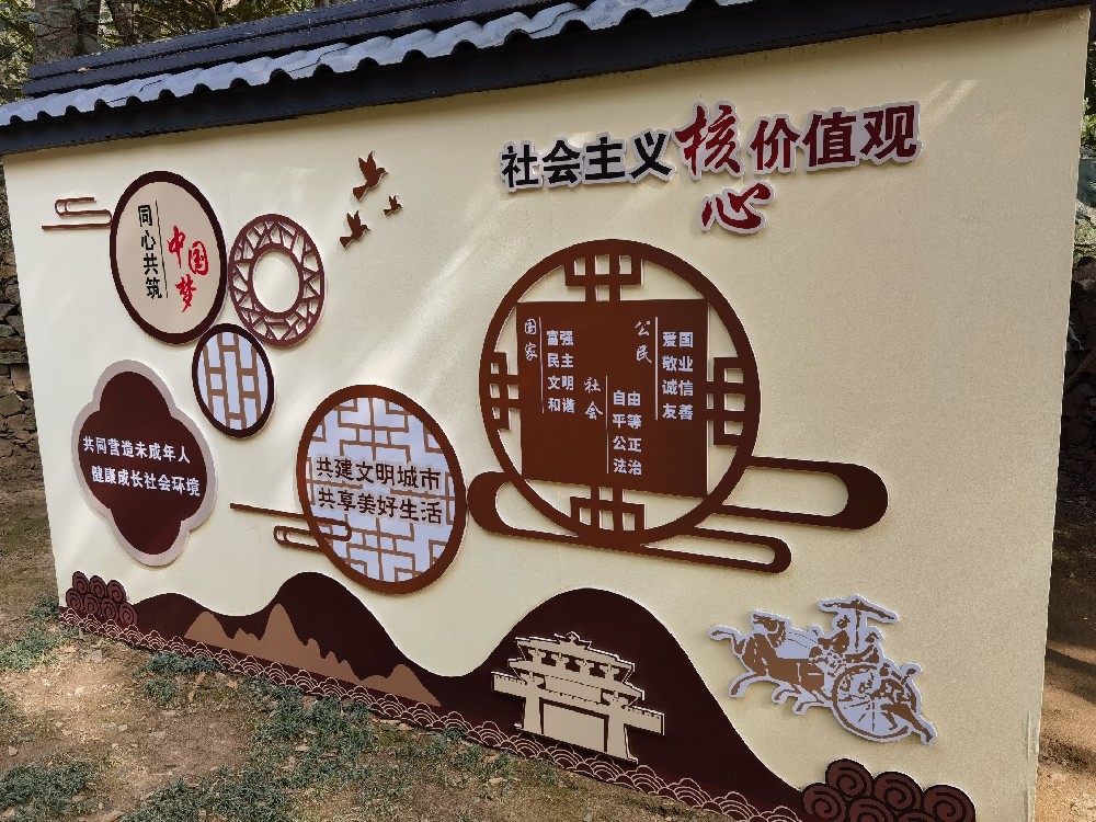 社會主義核心價值觀墻