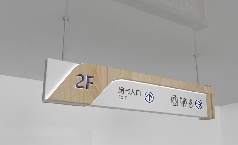 商超購物中心導視指引標識